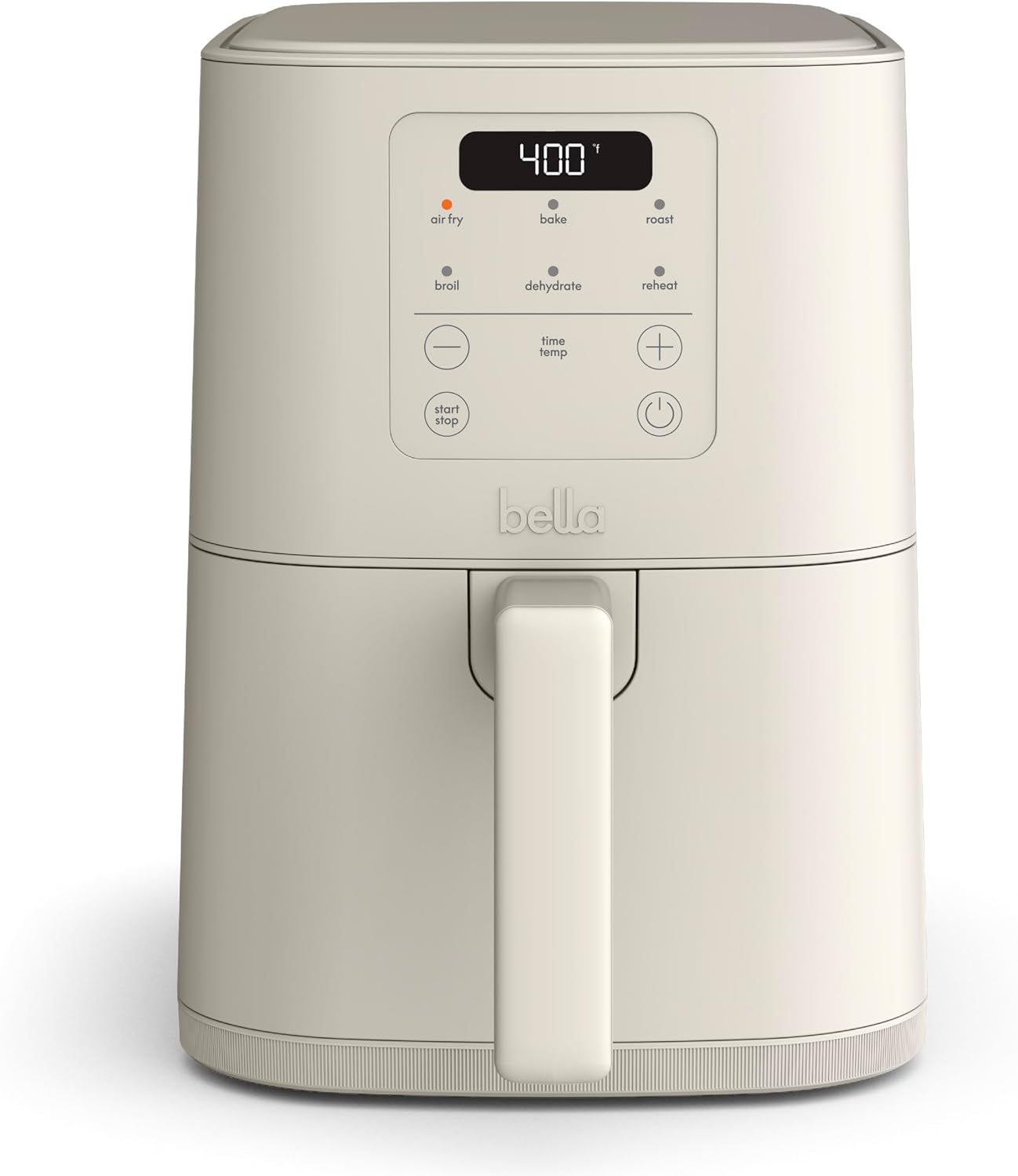 Detalle de bella Fits-anywhere Slim Air Fryer, 4qt Ceramic (Oatmilk) by BELLA