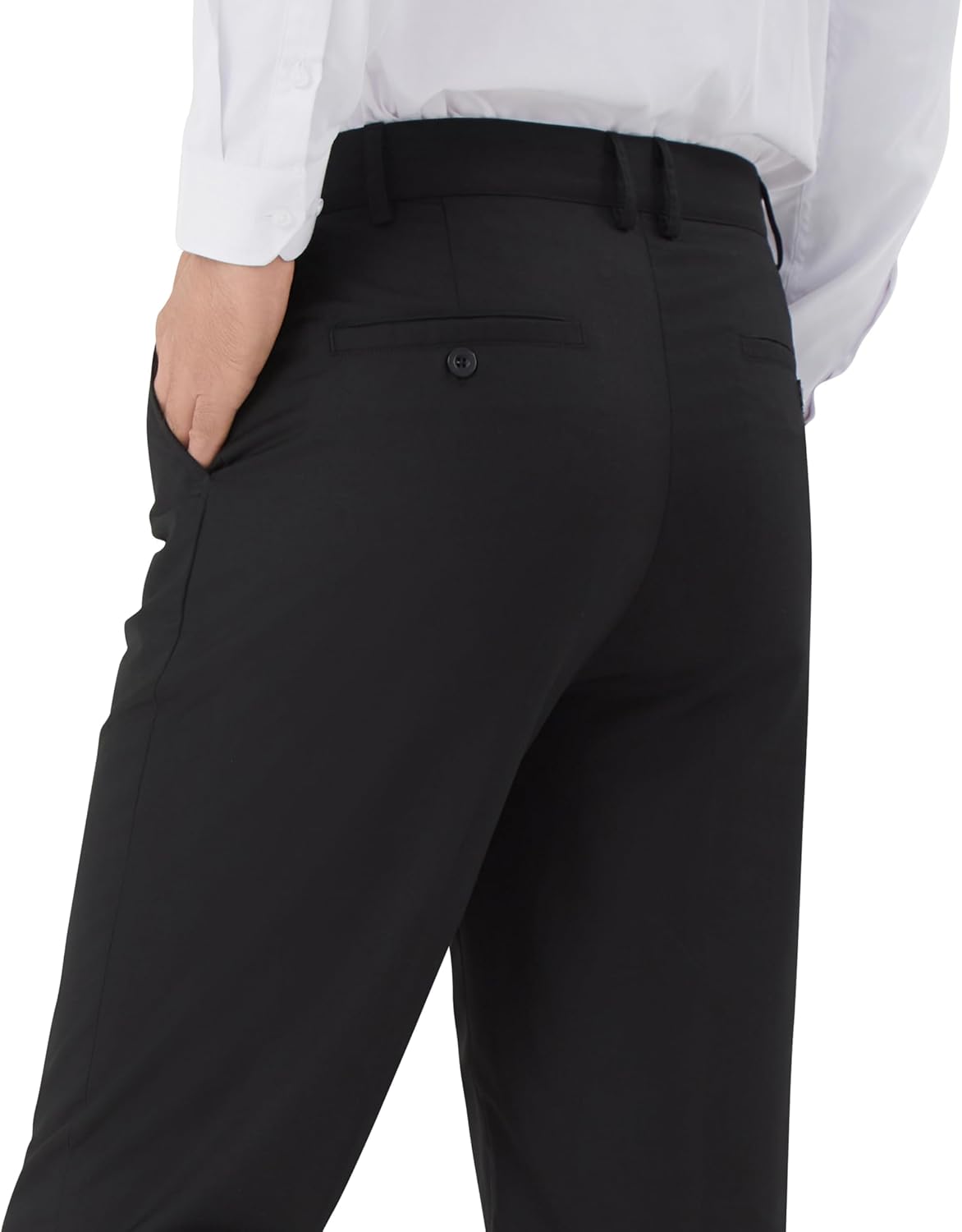 Thumbnail 2 de Men's Tall Classic Fit Flex Flat Front Dress Pants for Business & Office (Tall-friendly 32"–38" inseam)