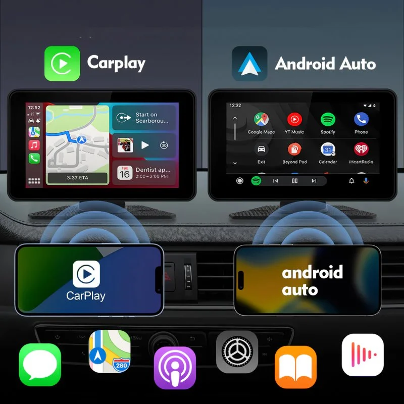 Thumbnail 1 de Klack Universal 7" Pantalla coche inalámbrica Bluetooth