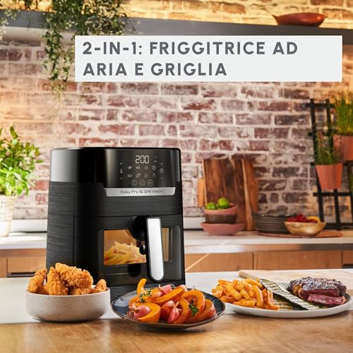 Detalle 2 de Moulinex Easy Fry & Grill Vision EZ5068: Friggitrice ad aria 4,2 L con finestra e griglia