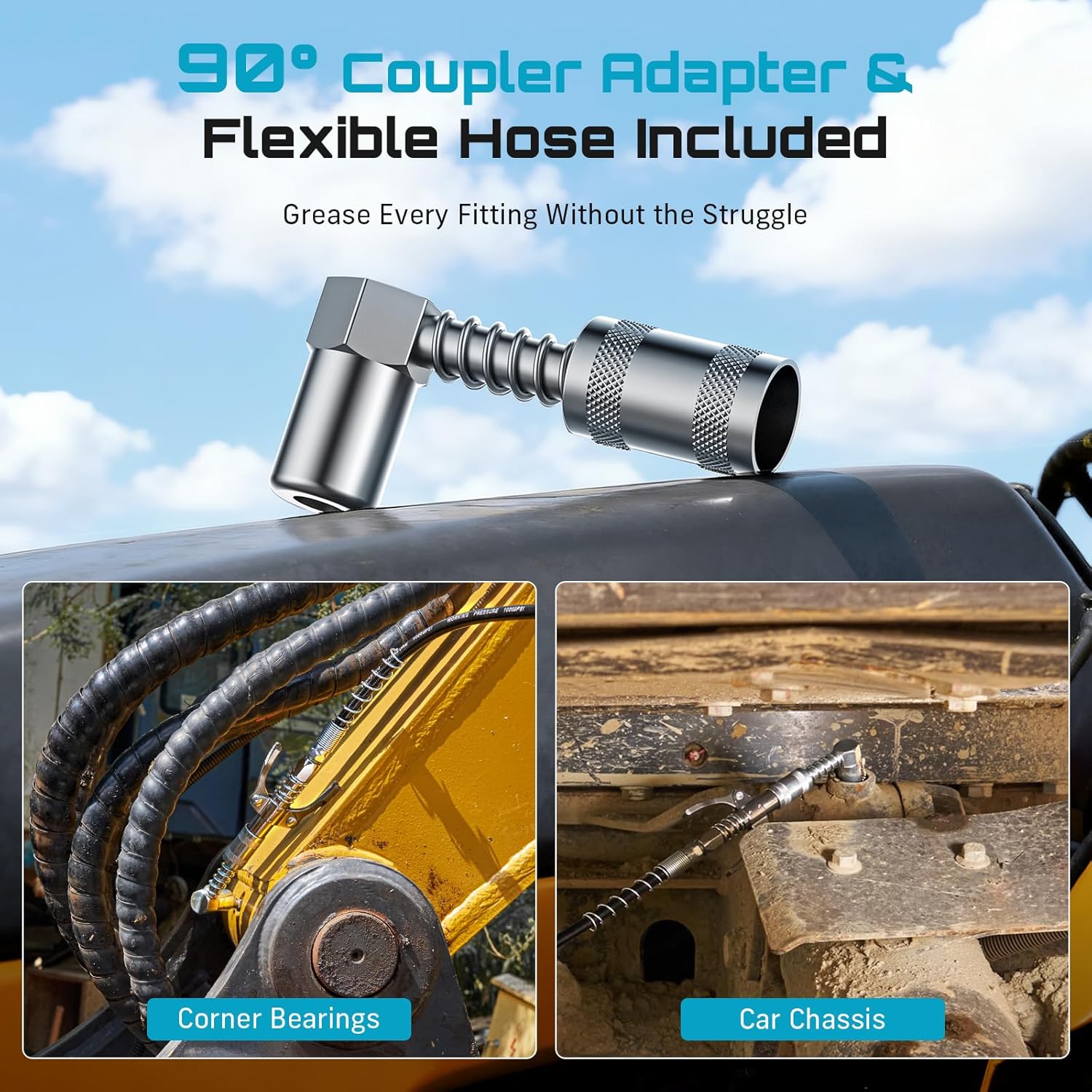 Thumbnail 3 de Seesii Upgraded Grease Gun 14oz 🛠️