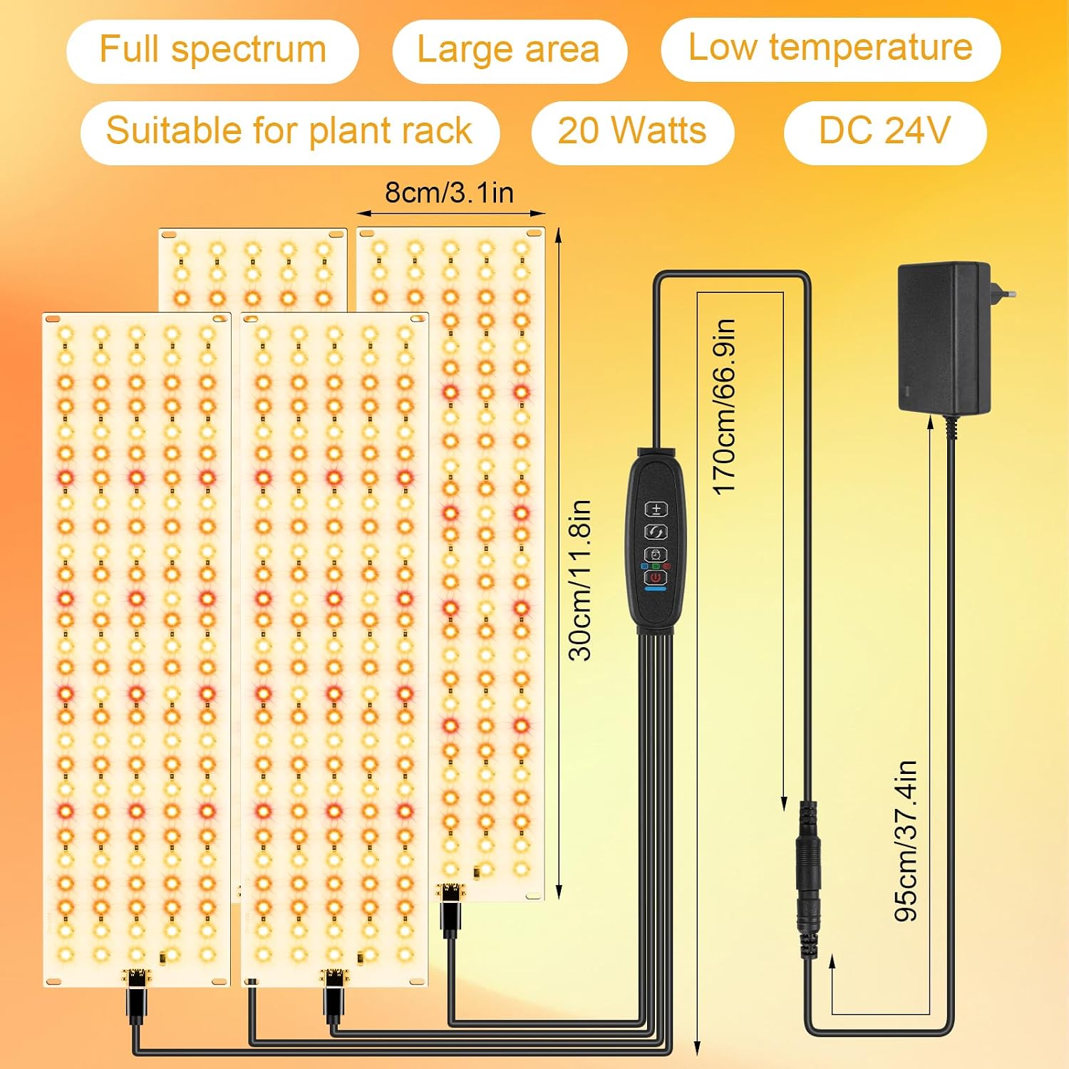 Detalle 2 de OFFCUP 20W Lampe de Croissance LED