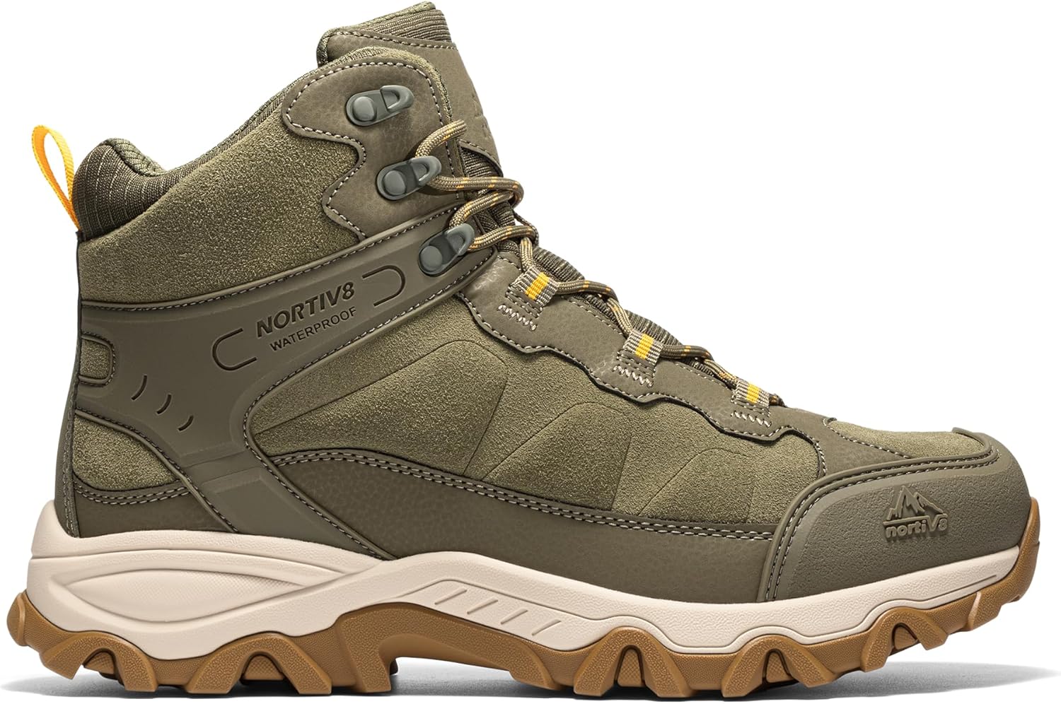 Thumbnail 2 de NORTIV 8 Men's Waterproof Hiking Boots – Paladin Mid Trekking Boots for Outdoor Adventures