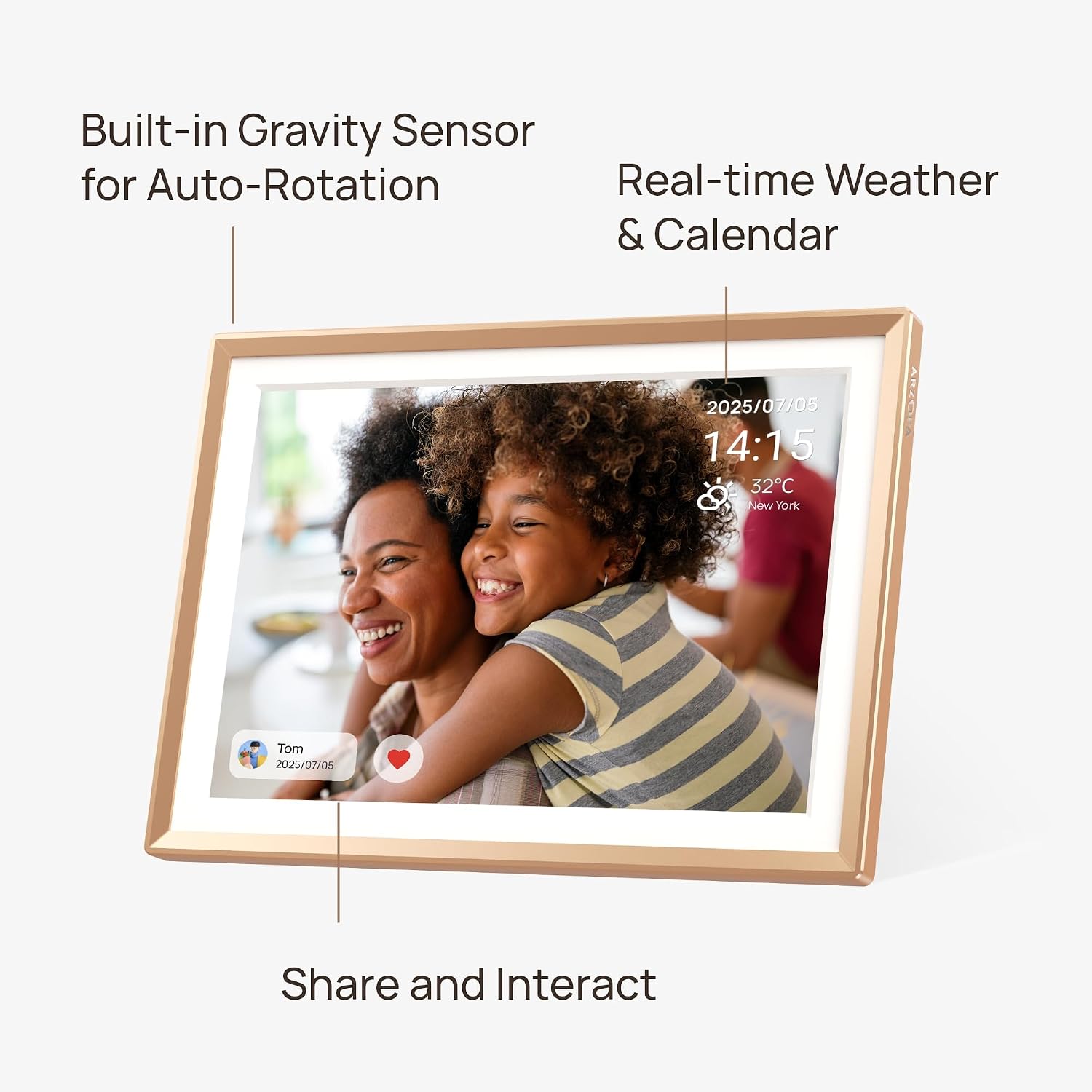 Thumbnail 4 de ARZOPA digital photo frame, 10.1-inch