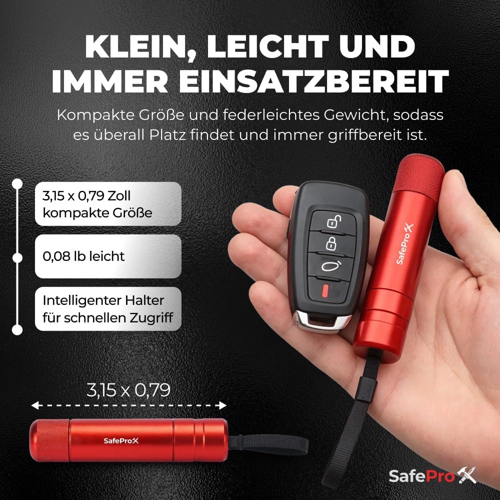 Thumbnail 6 de SafePro X Notfallhammer mit Gurtschneider