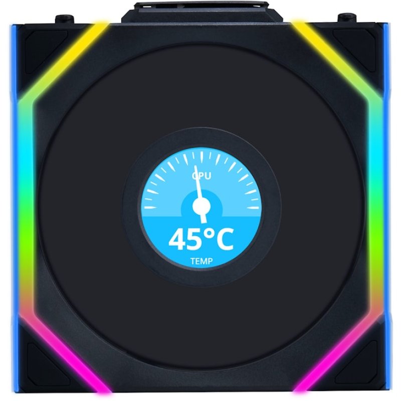 Thumbnail 2 de Lian-Li UNI FAN SL WIRELESS LCD 120 ARGB — 3x120 mm 🖥