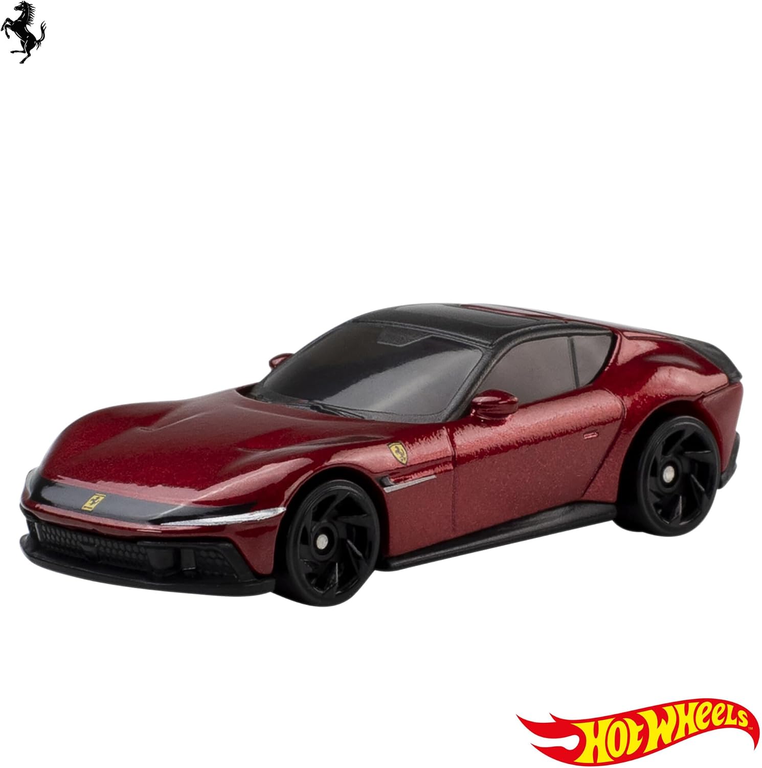 Thumbnail 6 de Hot Wheels Ferrari Pack de 5 Coches a Escala 1:64 – Licencia Oficial (JLN12)