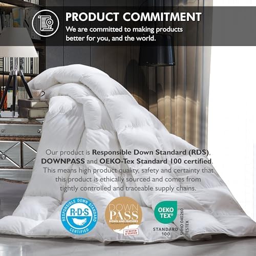 Detalle 2 de Luxurious King/California King Goose Down Comforter 58 oz.