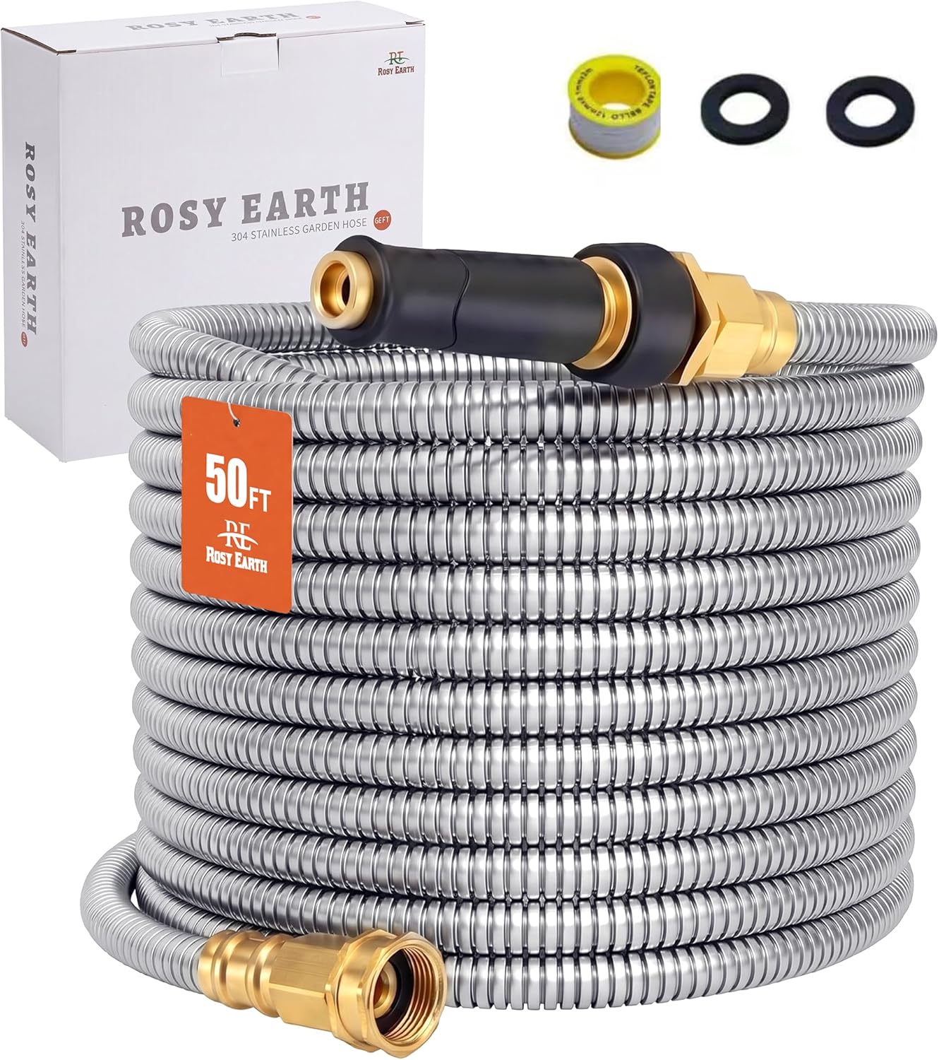 Thumbnail 4 de Rosy Earth Expandable Garden Hose, 100 FT