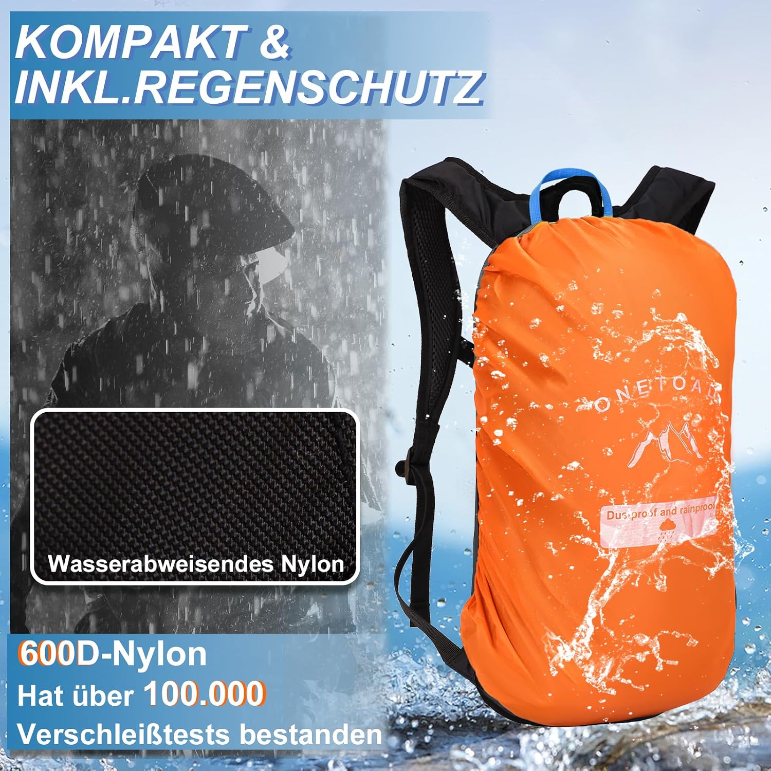 Thumbnail 6 de Local Lion Fahrradrucksack wasserdicht 12L