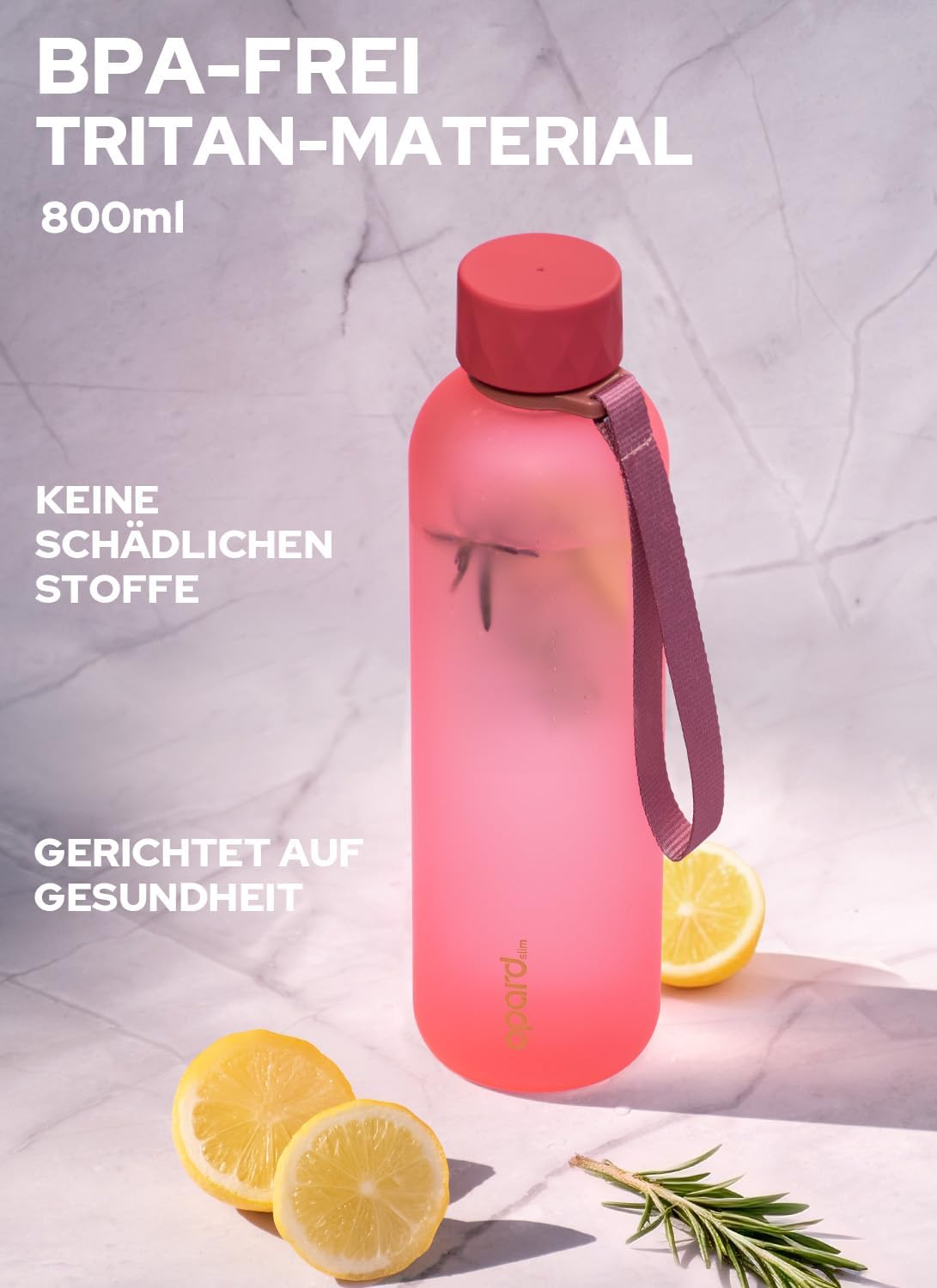 Thumbnail 6 de Opard Slim Trinkflasche 800 ml mit Sprudel