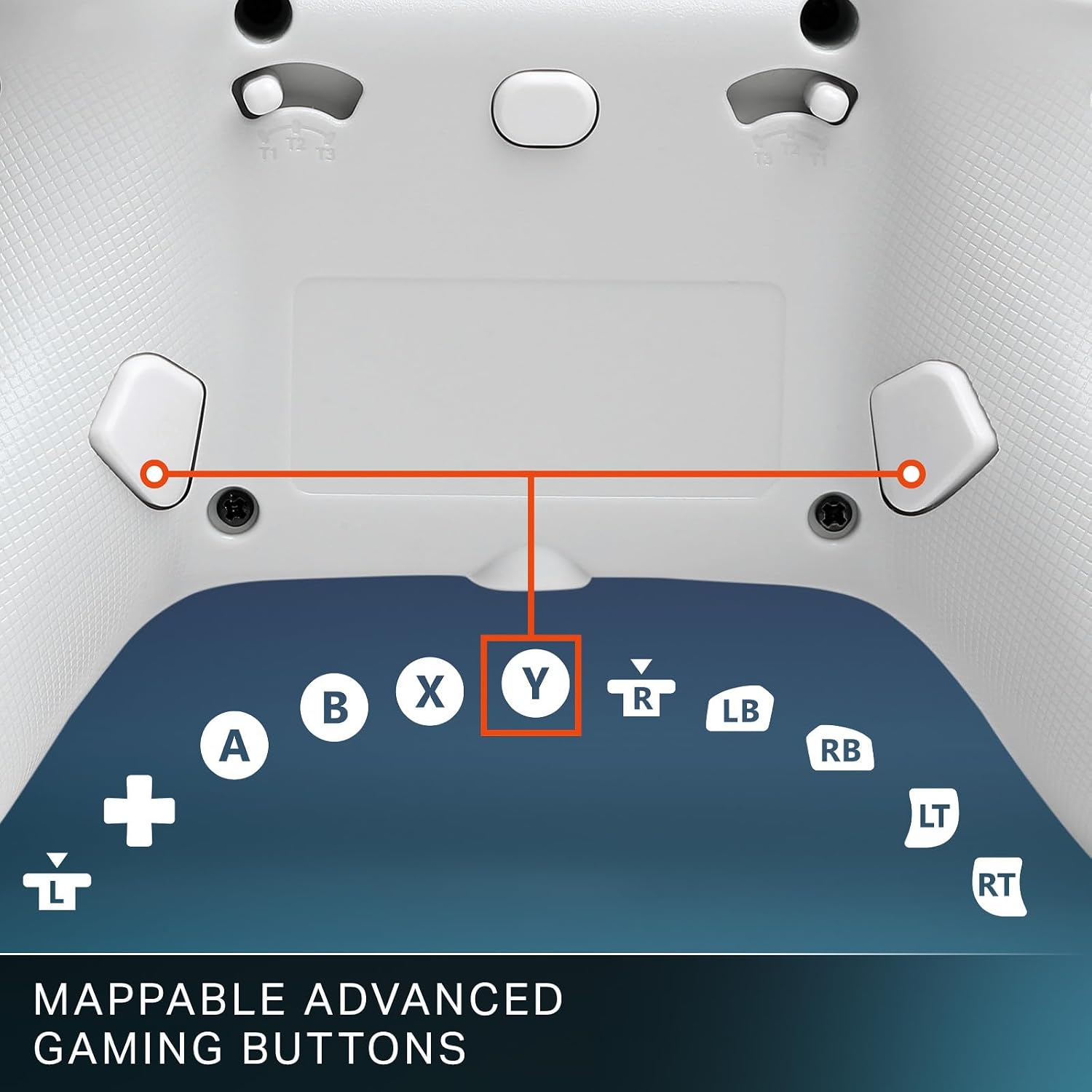 Detalle 2 de PowerA Manette filaire Advantage pour Xbox Series X|S – Glace arctique