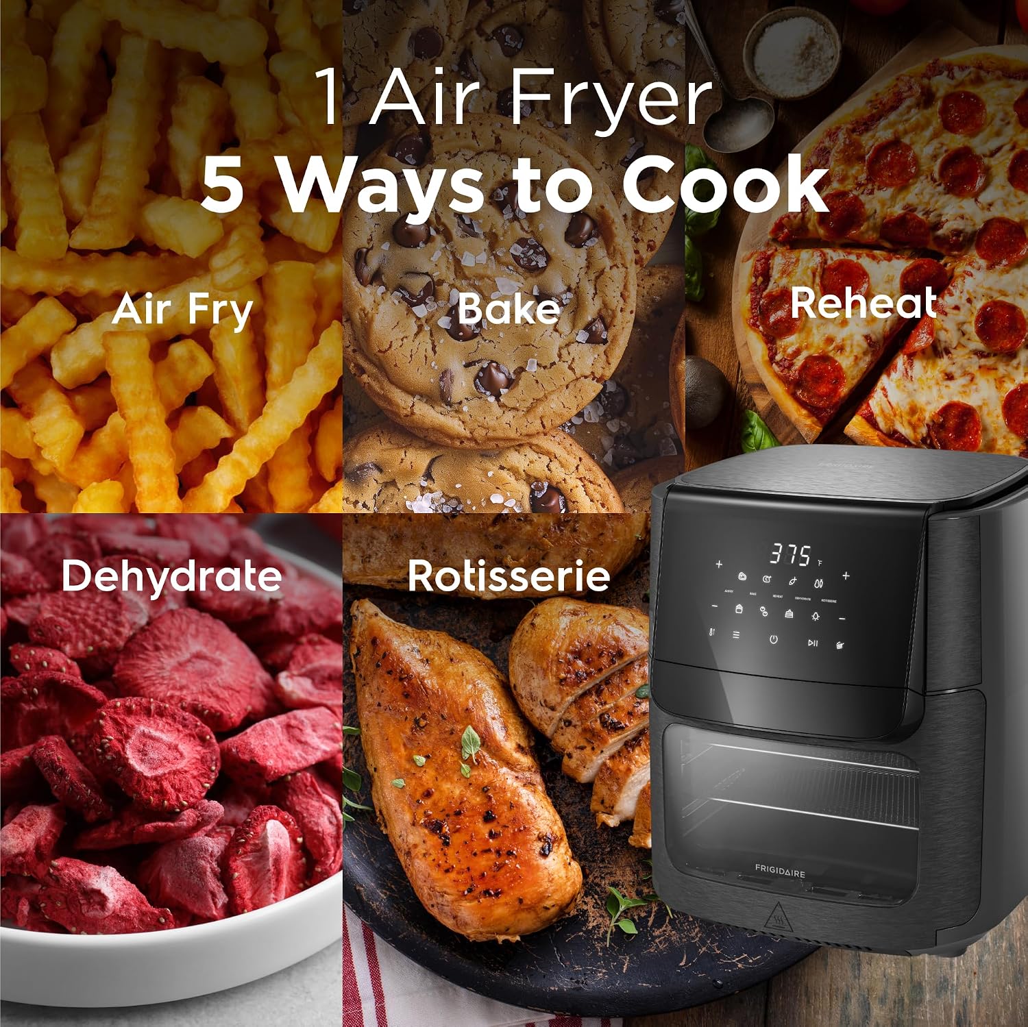 Thumbnail 5 de Frigidaire 5-in-1 Air Fryer Oven 12.6 QT 🍽