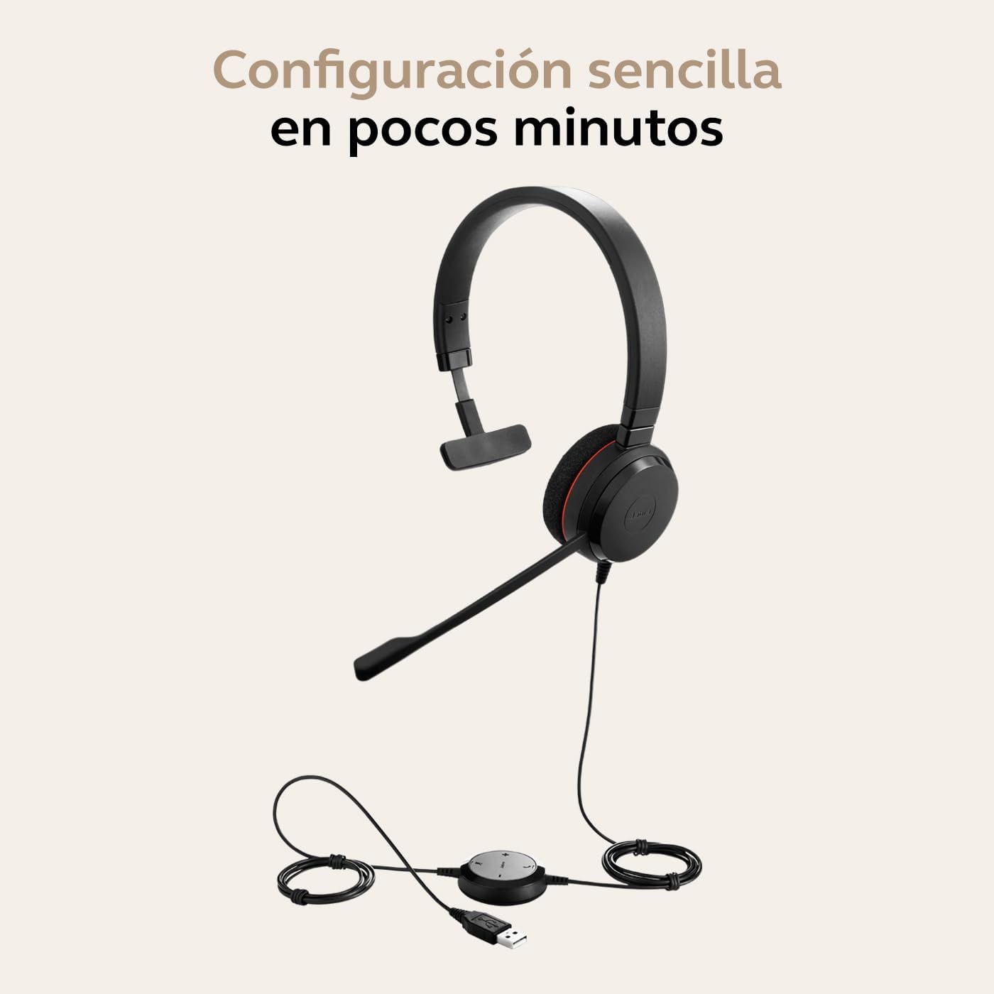 Thumbnail 3 de Jabra Evolve 20 UC 🎧 Auricular Mono para VoIP y Softphone