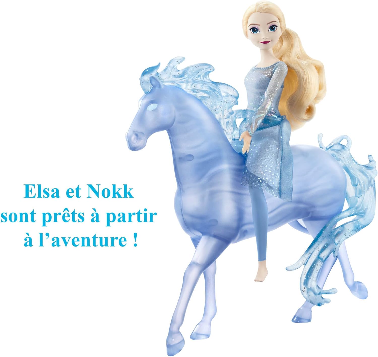 Thumbnail 3 de Coffret Elsa et Nokk - La Reine des Neiges 2 (HLW58) | Poupée Elsa articulée + Cheval d’Eau Nokk
