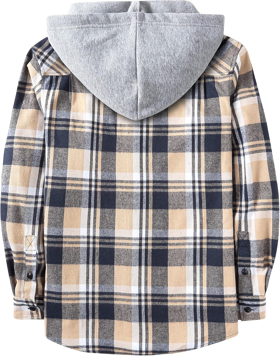 Detalle de ZITY Flannel Hoodie Shirt