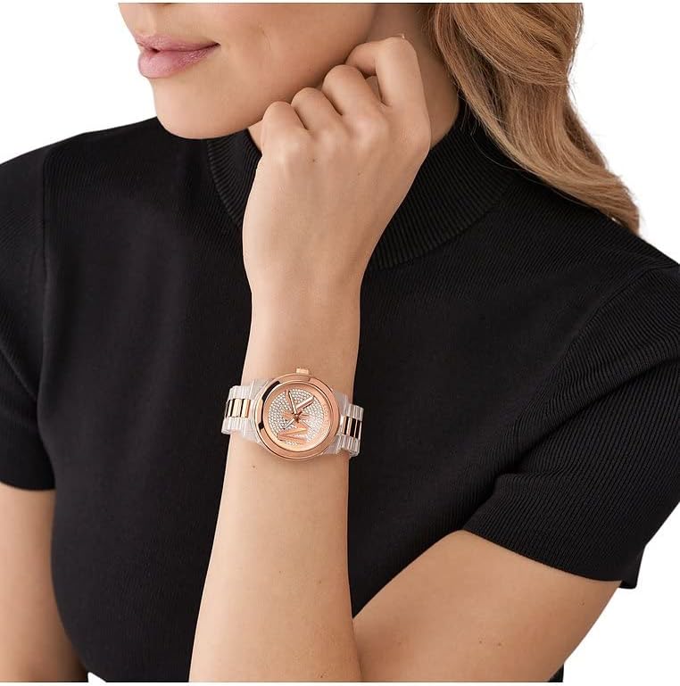 Thumbnail 4 de Michael Kors Runway Orologio da donna - Movimento al quarzo a tre lancette, cassa in acciaio e cinturino intercambiabile in acciaio, ceramica o pelle