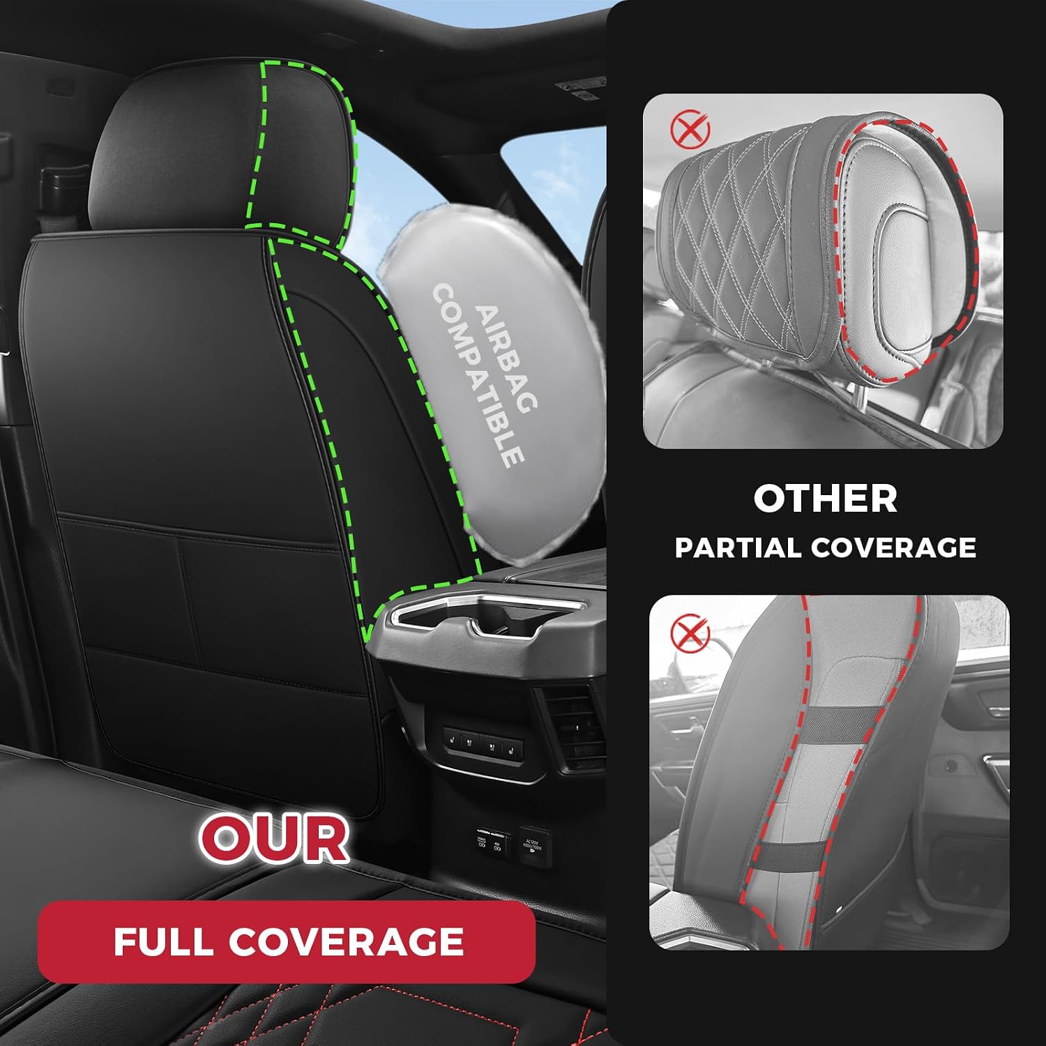 Detalle de FREESOO Tundra Seat Covers 2026