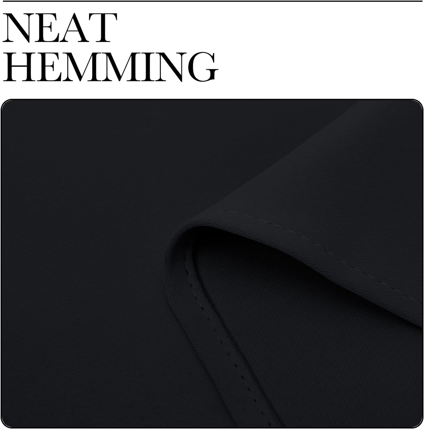 Thumbnail 5 de NICETOWN Blackout Curtain Blinds (Black) — 2 Thermal Insulated Panels, 42 x 63 in