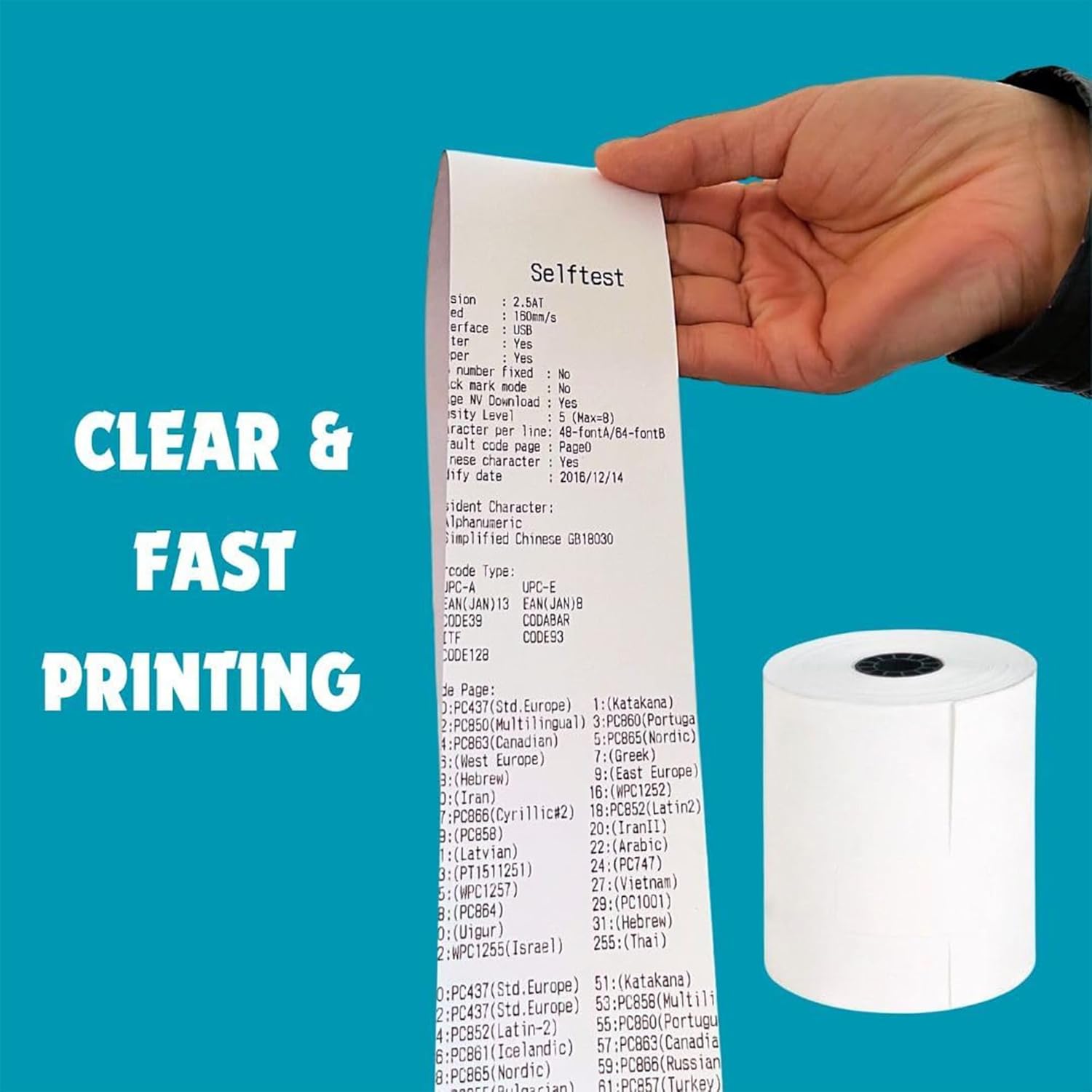 Thumbnail 5 de Double Dragon 80 x 80 mm thermal receipt rolls 🧾