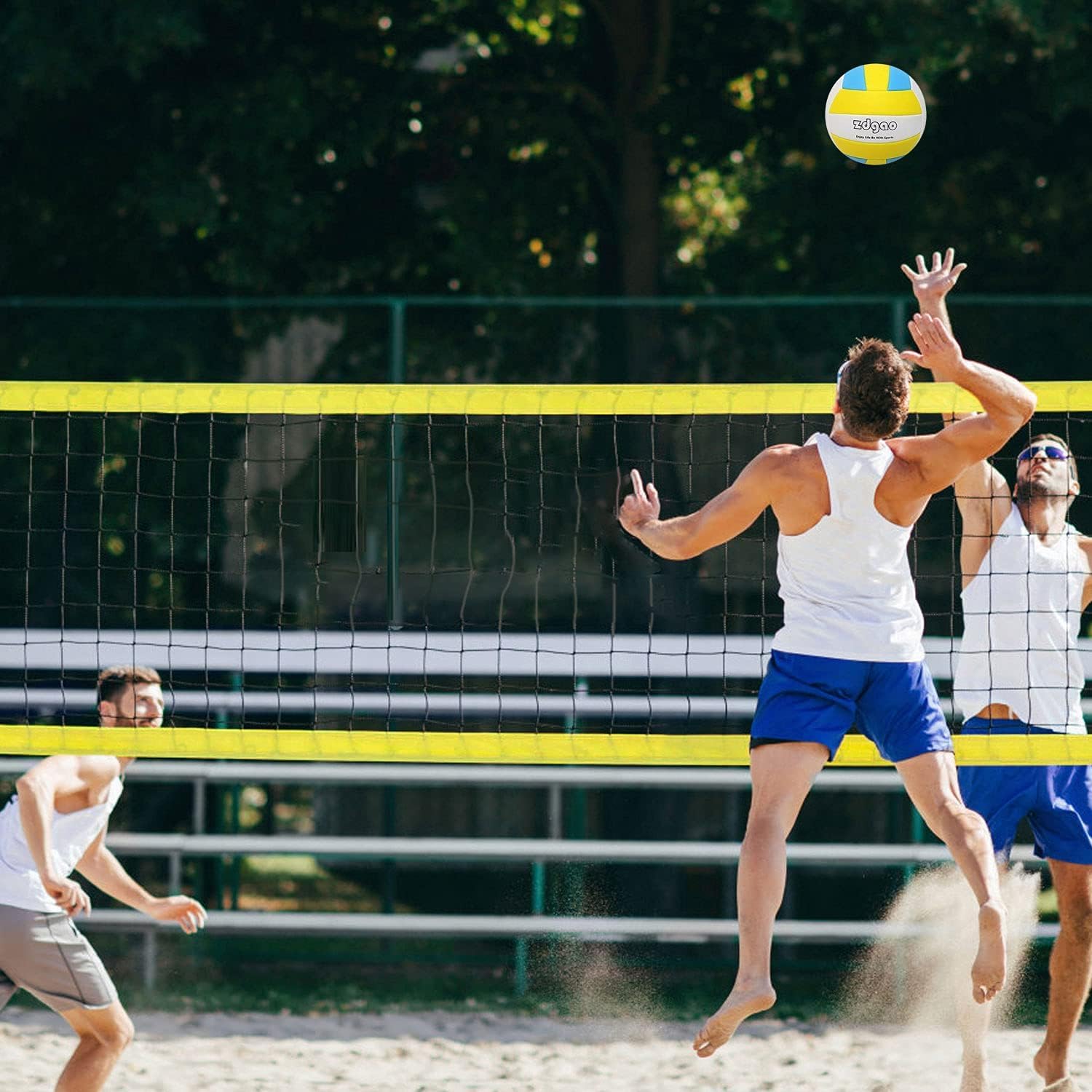 Thumbnail 6 de Zdgao 32-Foot Outdoor Volleyball Net Set with 1.6-Inch Metal Poles