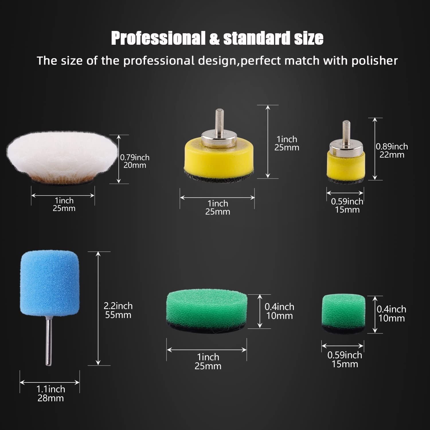 Thumbnail 3 de SPTA SP-DP030USA 30pcs mini polishing pads