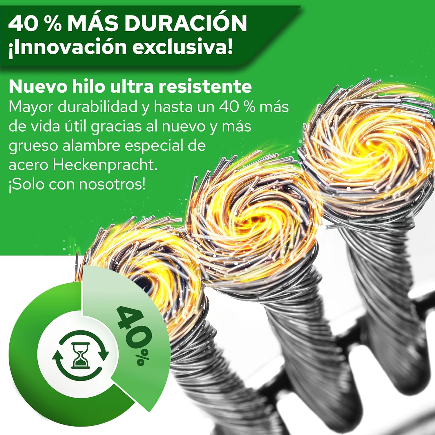 Detalle 2 de HECKENPRACHT Cepillo para desbrozadora 25,4 mm