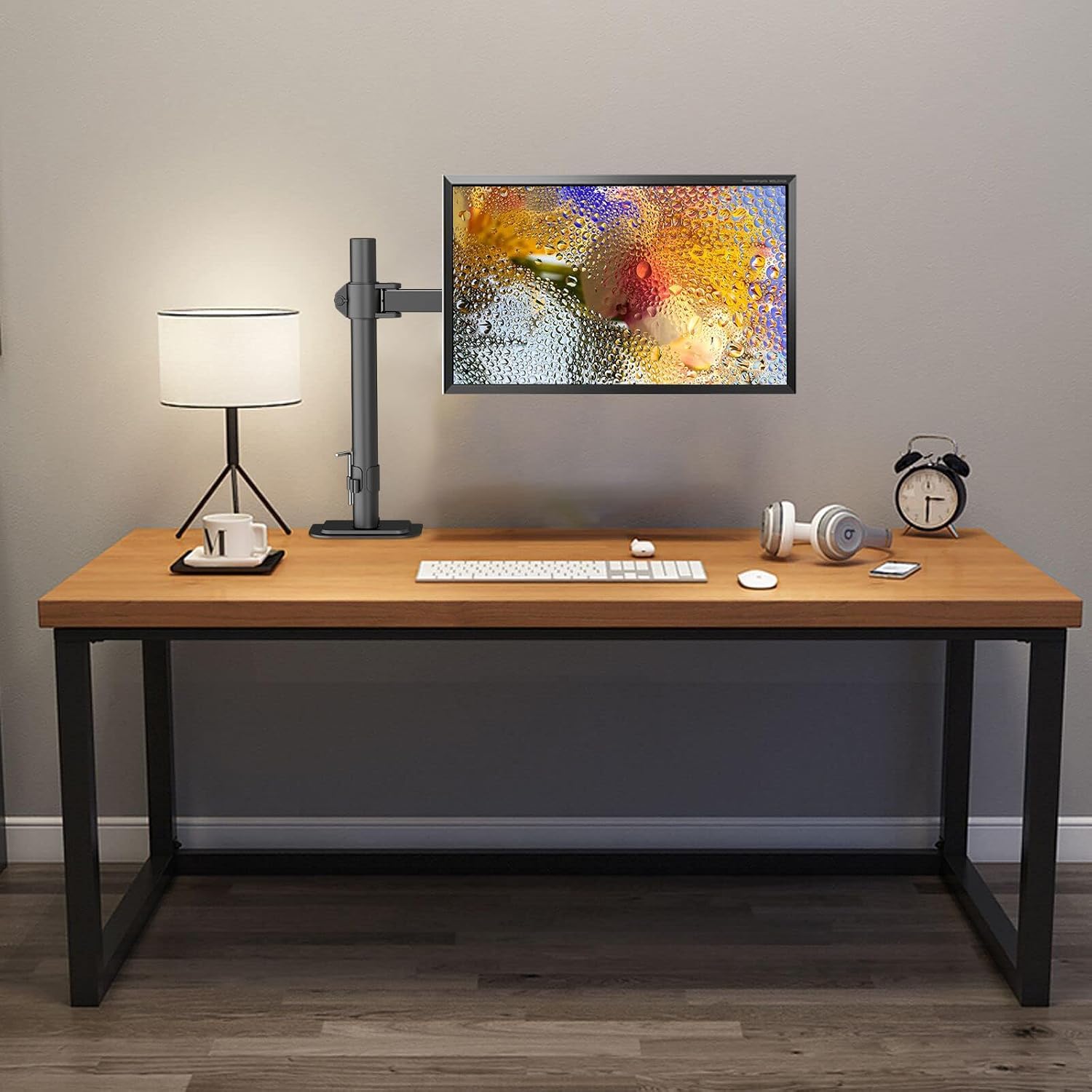 Detalle 2 de suptek MD6421 monitorarm voor 13–32 inch, VESA 75/100 mm en 360° draaibaar