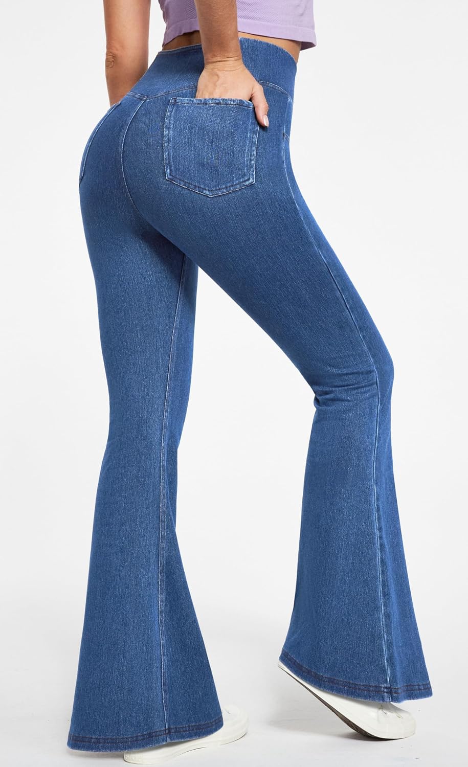 Detalle 2 de IUGA Flare Leggings with Four Pockets