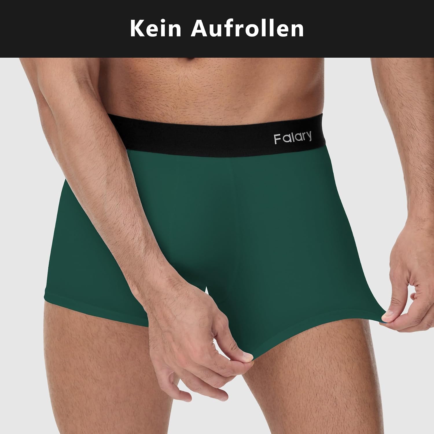 Thumbnail 5 de FALARY Boxershorts Herren Bio-Baumwolle 4er Pack – bequeme Retroshorts mit elastischem Bund
