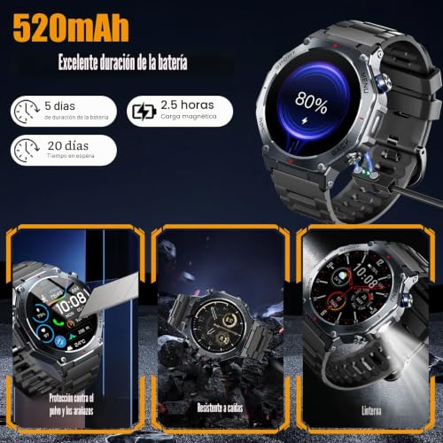 Thumbnail 6 de Reloj Inteligente Jugeman Hombre con GPS y 160+ modos deportivos
