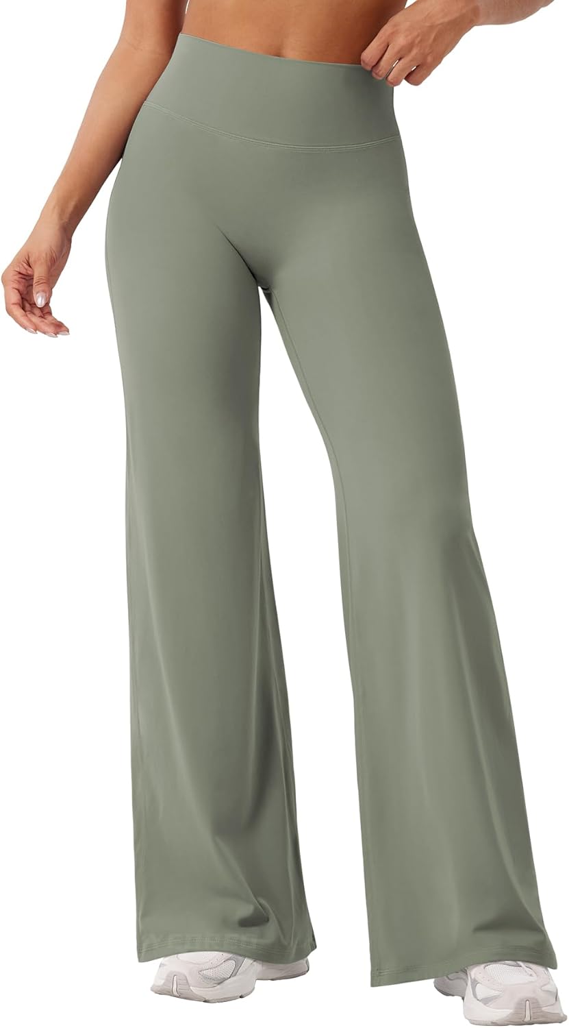 Thumbnail 6 de YEOREO Seamless Yoga Trousers for Women – Straight-Leg & High-Waist Flared Leggings