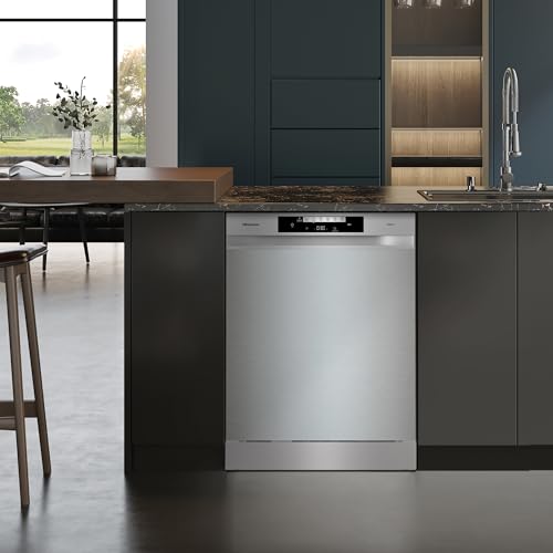 Thumbnail 11 de Hisense HS643C90X lavavajillas de libre instalación con secado automático y capacidad para 16 servicios