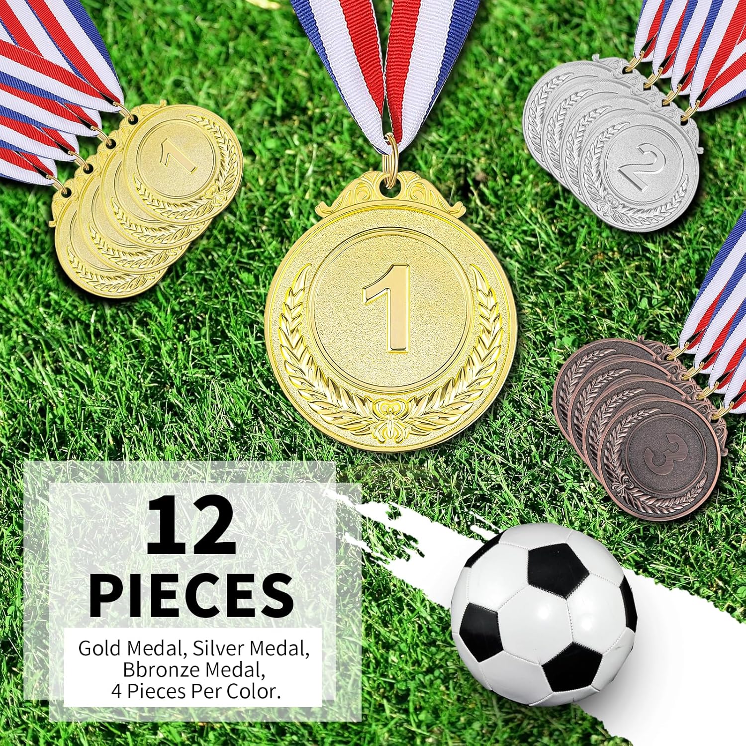 Thumbnail 4 de Xapypy Olympic Medals 12 Pack 2in