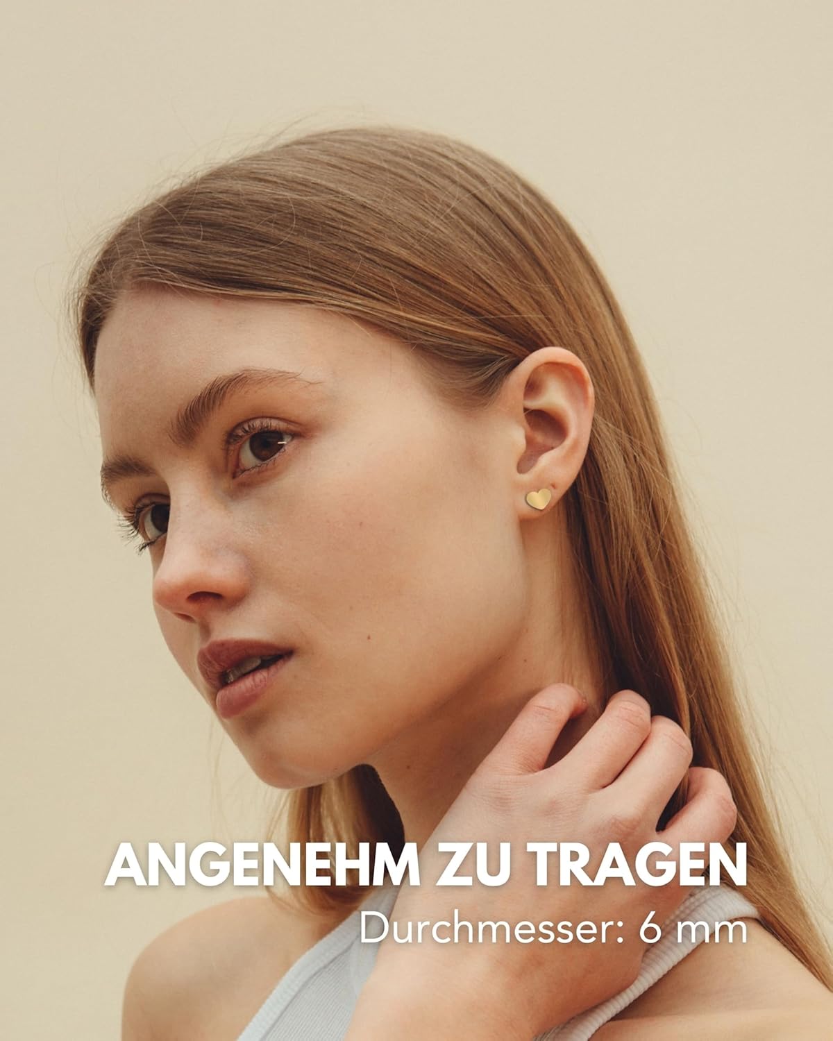 Thumbnail 3 de GD GOOD.designs Ohrstecker Herz für Damen – inklusive Geschenkbox, Herzen Ohrringe
