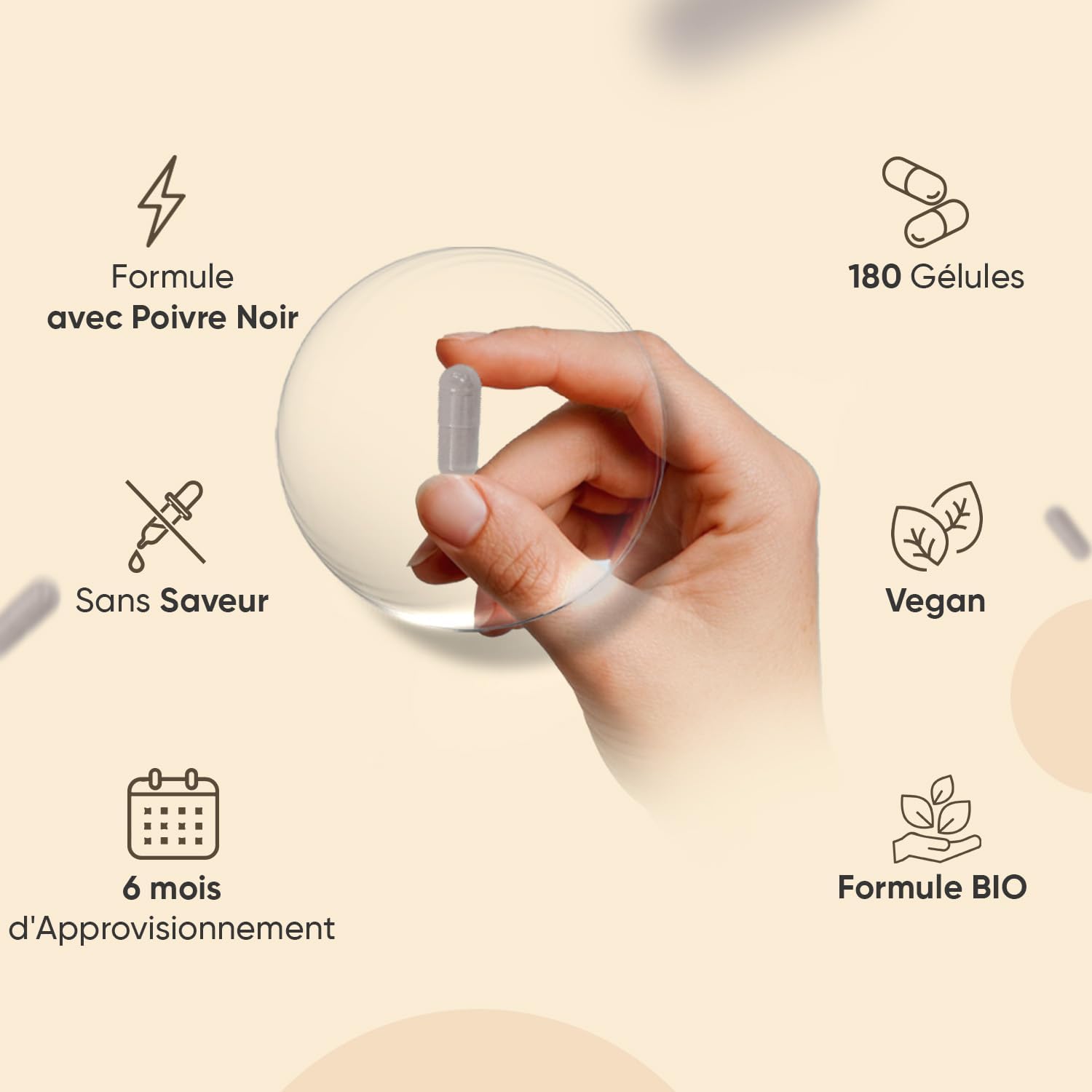 Thumbnail 5 de Ashwagandha Bio 180 Gélules Vegan – Withania Somnifera et Poivre Noir Bio, WeightWorld