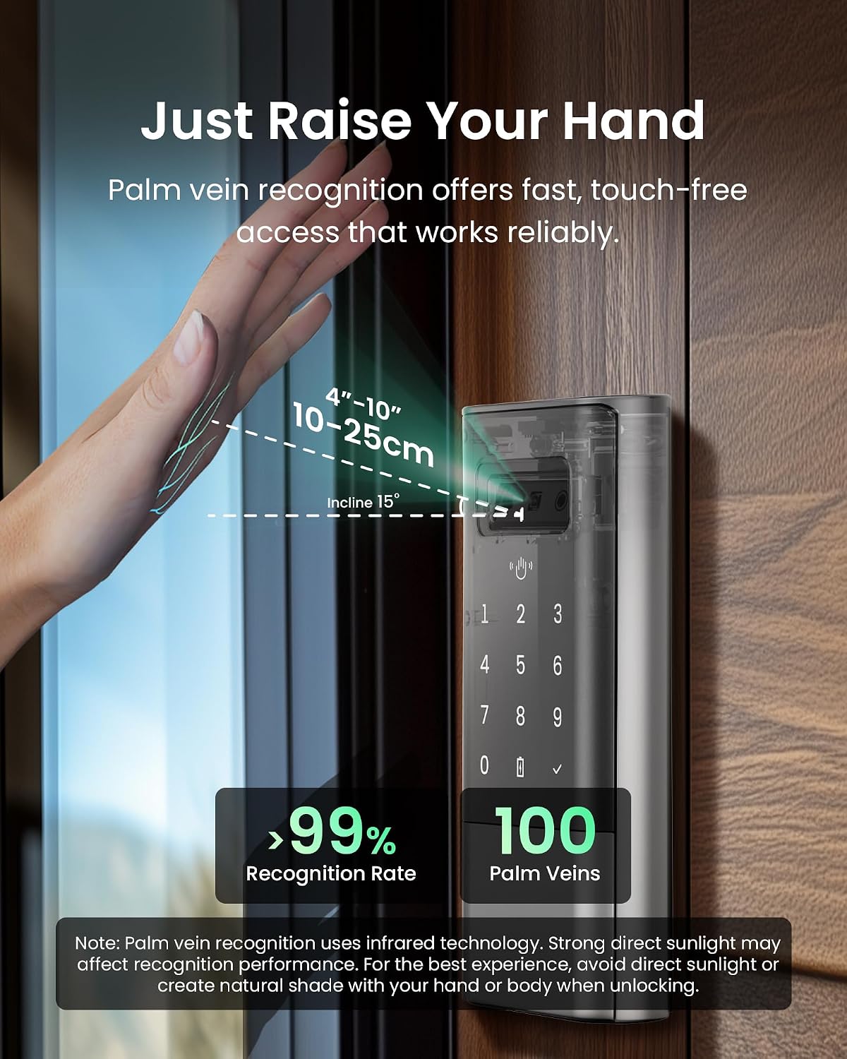 Detalle de DESLOC smart door lock, K140 Plus