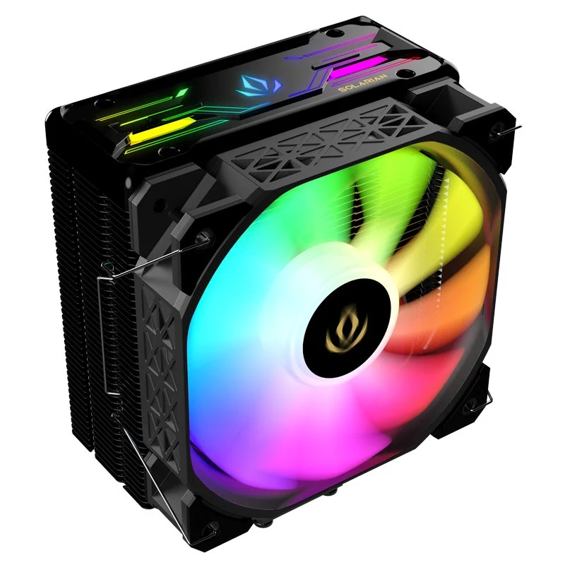 Detalle de Forgeon Solarian Cooler 4Pipes 120mm ARGB negro 🖥