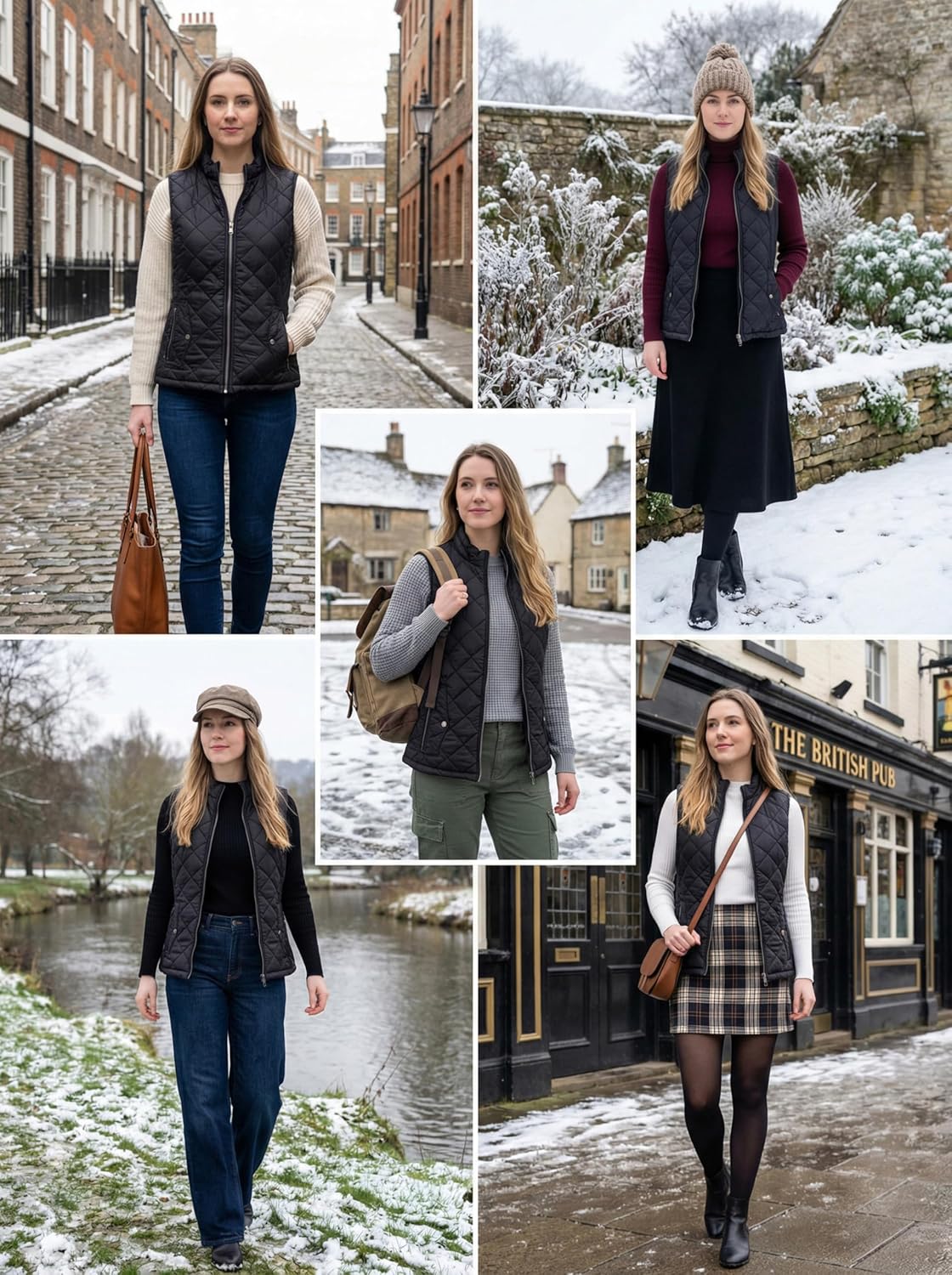 Thumbnail 3 de Fuinloth Quilted Vest lightweight zip gilet
