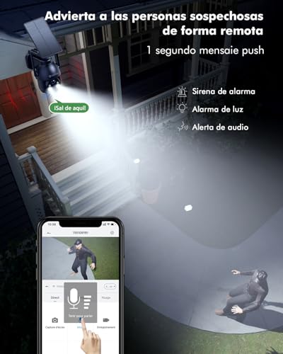 Thumbnail 5 de YESYAMO 2K Cámara de Vigilancia WiFi Exterior Solar 360°