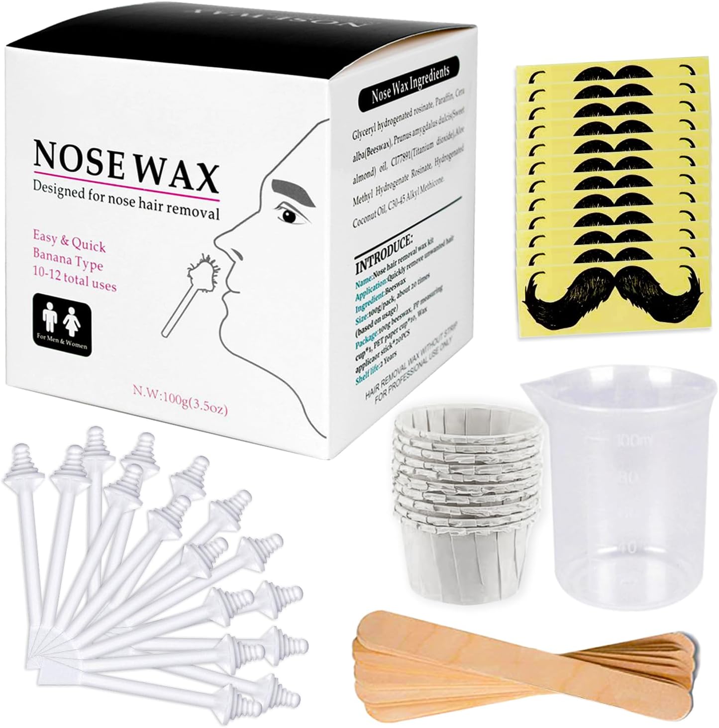 Detalle de Nose Wax Kit cera per il naso 100 g