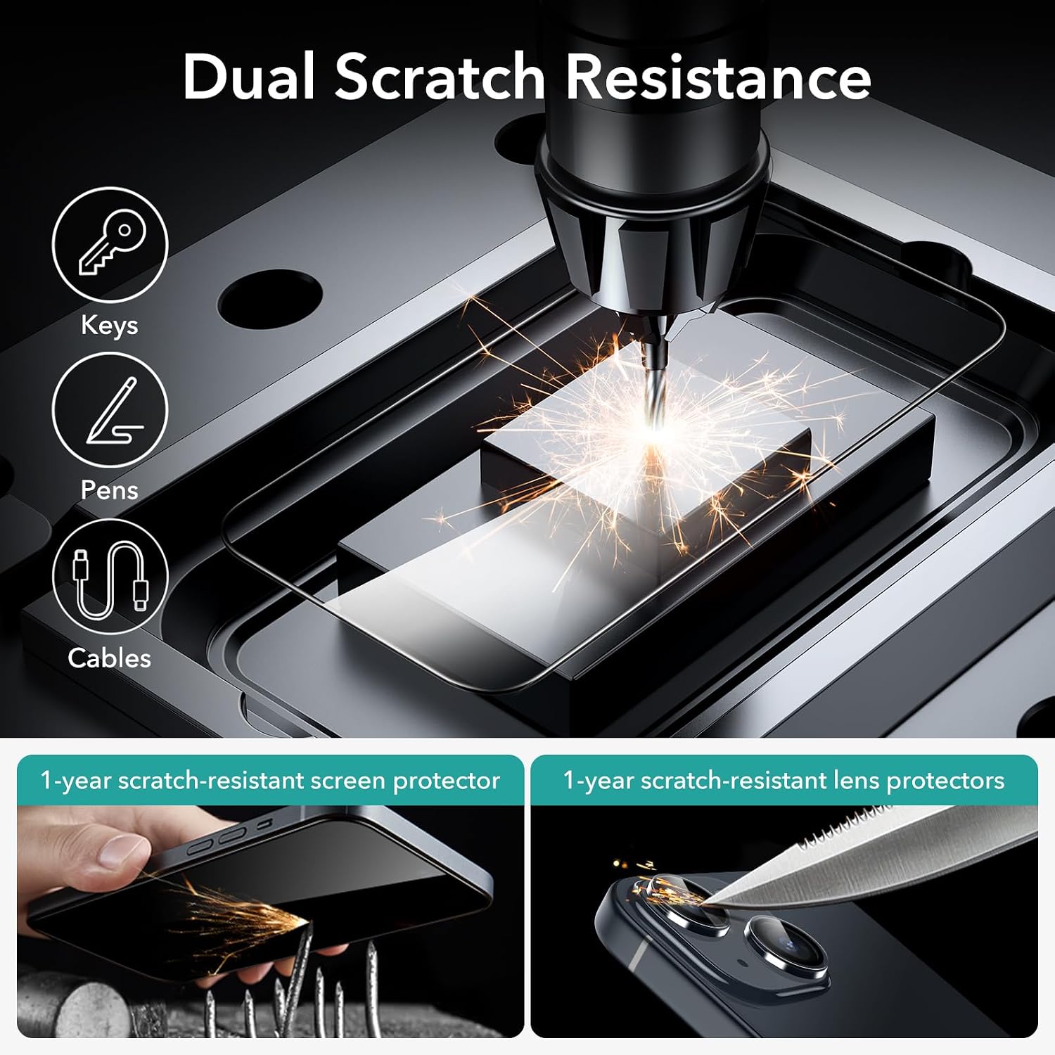 Thumbnail 5 de ESR iPhone 15 Plus Screen Protector