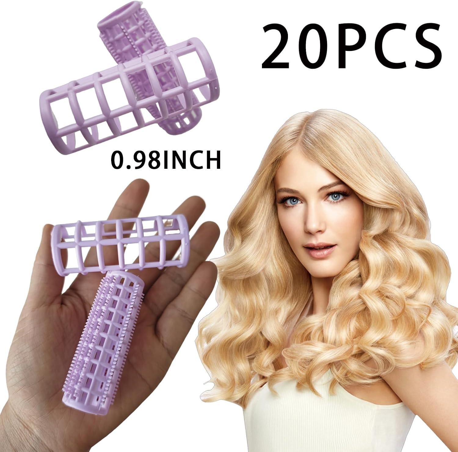 Thumbnail 3 de ULIFEBETTER Hair Rollers, 2.5 cm