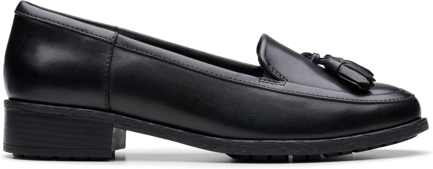 Thumbnail 1 de Clarks Havisham Edge en cuir noir (35,5) : confort respirant et semelle antidérapante