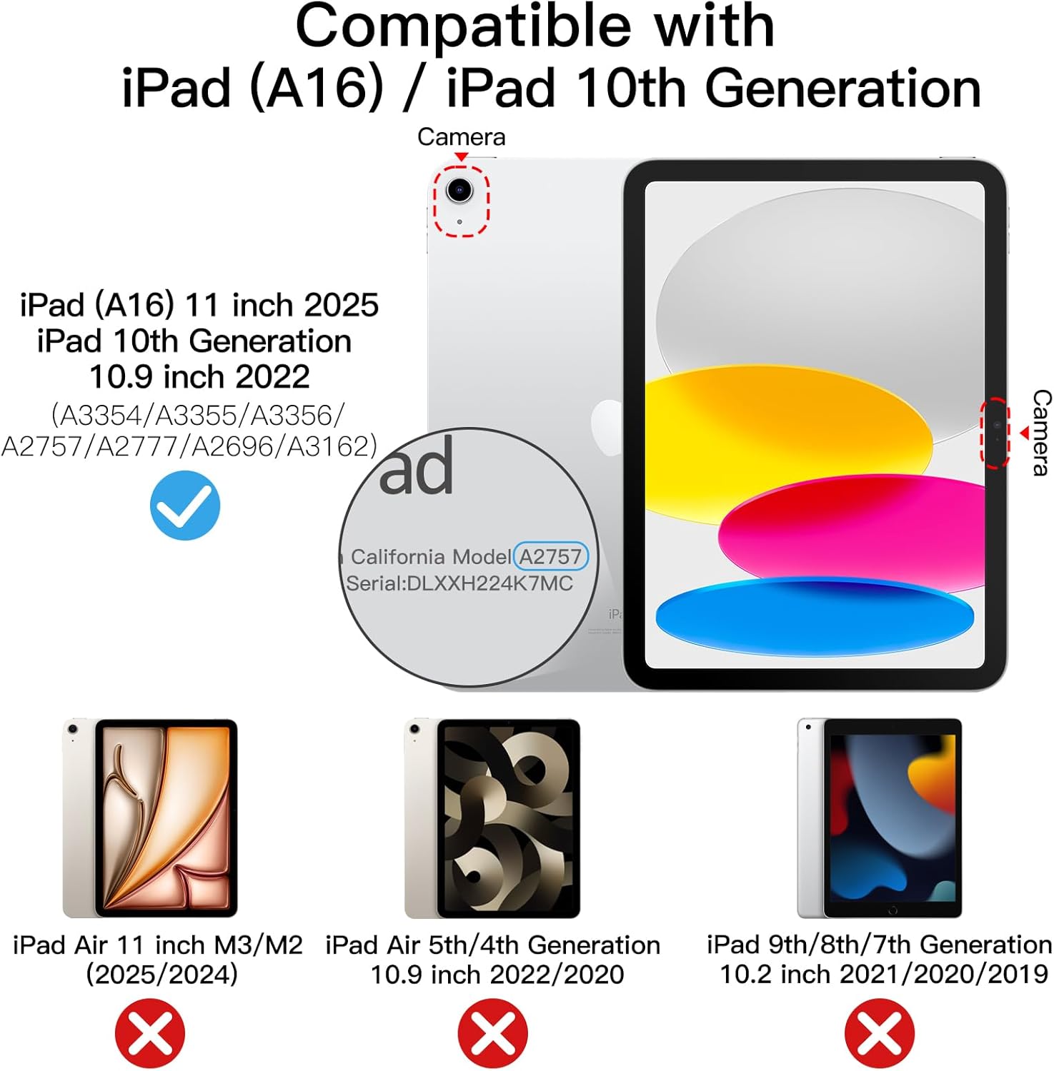 Thumbnail 1 de JETech Hülle iPad 11. Generation