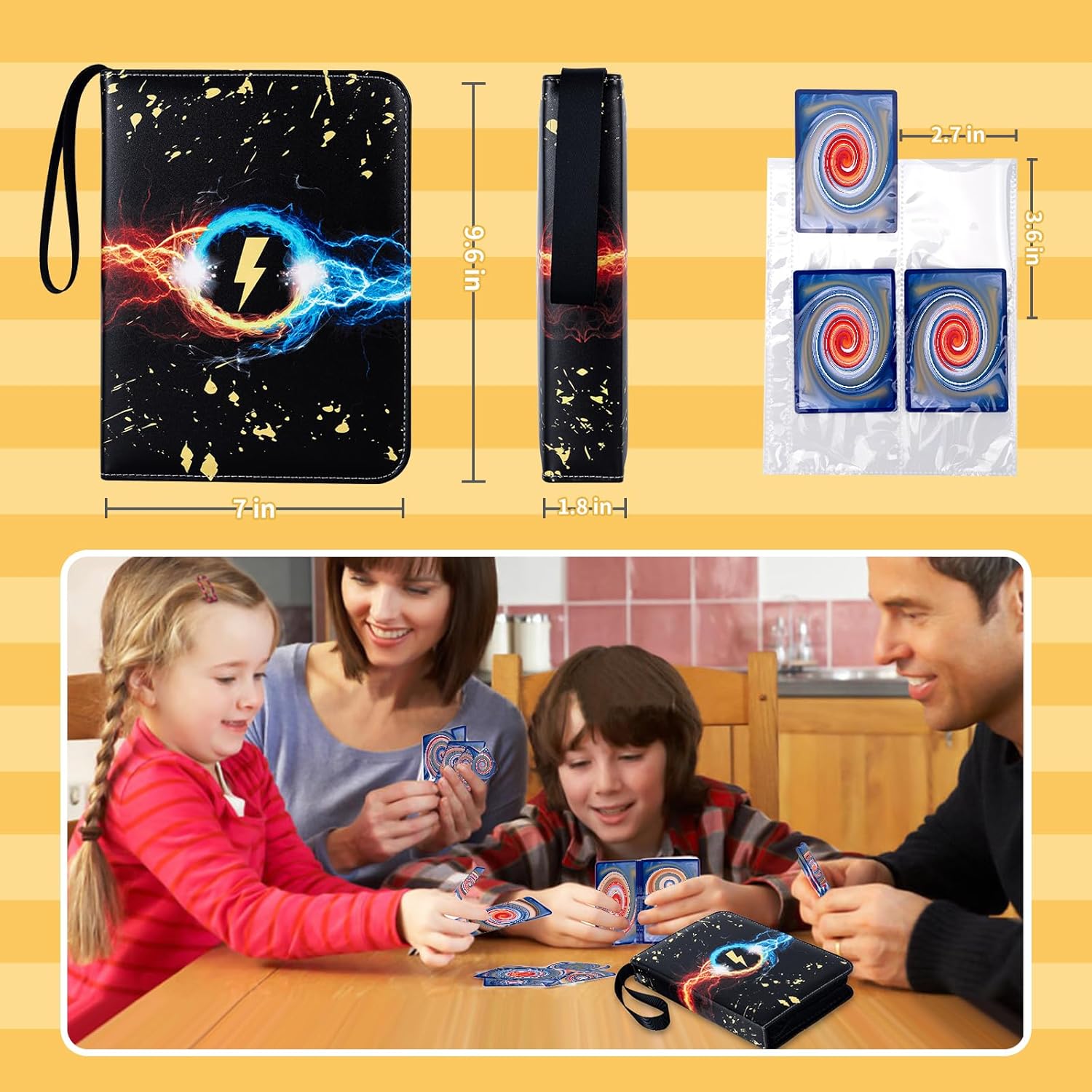 Thumbnail 2 de Jravkfi 400-Pocket Trading Card Binder