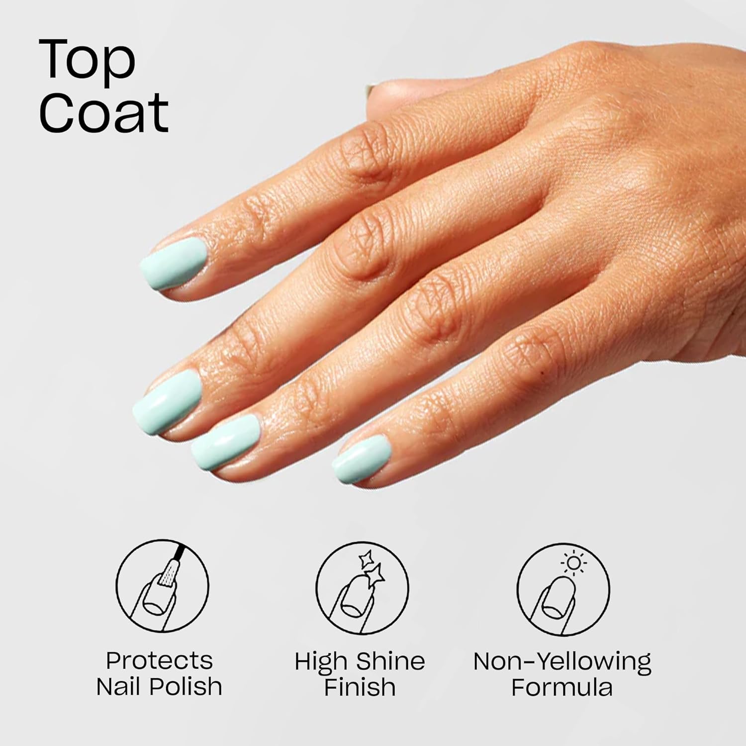 Detalle de OPI Top Coat | Nail Polish Top Coat – Clear, High-Gloss Protection