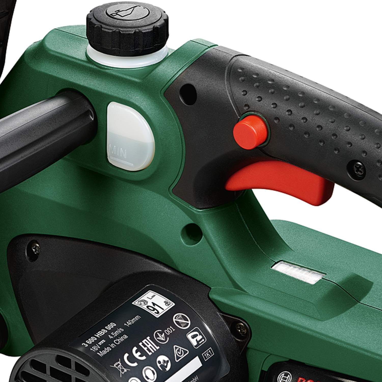 Thumbnail 6 de Bosch Tronçonneuse sans fil UniversalChain 18 — guide 20 cm, livrée avec huile 80 ml (hors batterie et chargeur)