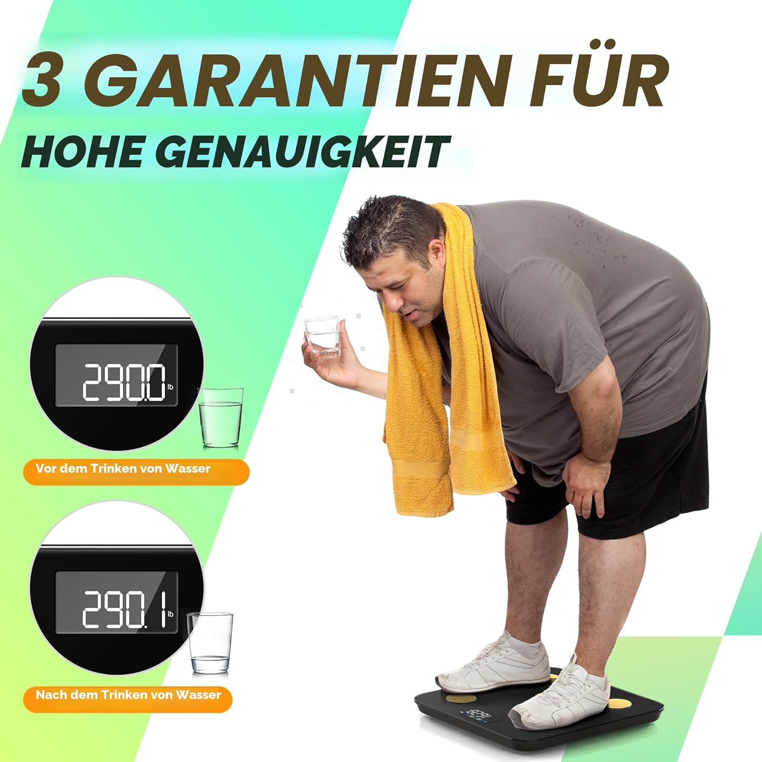 Thumbnail 6 de RunSTAR Körperfettwaage 180 kg mit großem Display