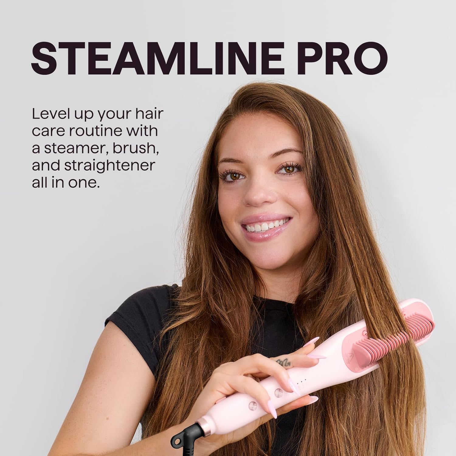 Detalle 2 de Wavytalk Pro Steamline Pro hair straightener brush 🎀